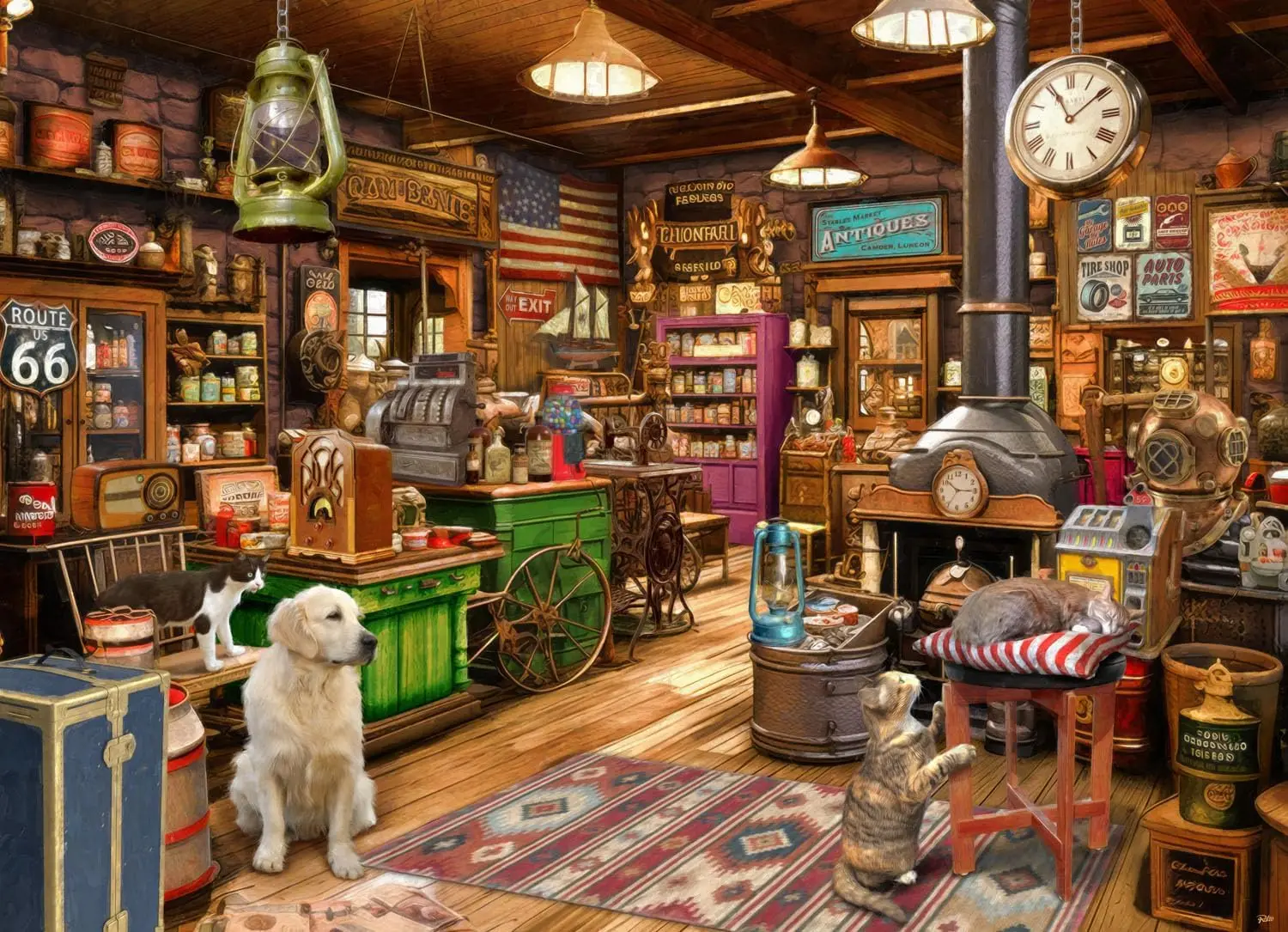 Vintage Collectible Shop - Toko Barang Antik Vintage Puzzle Kayu