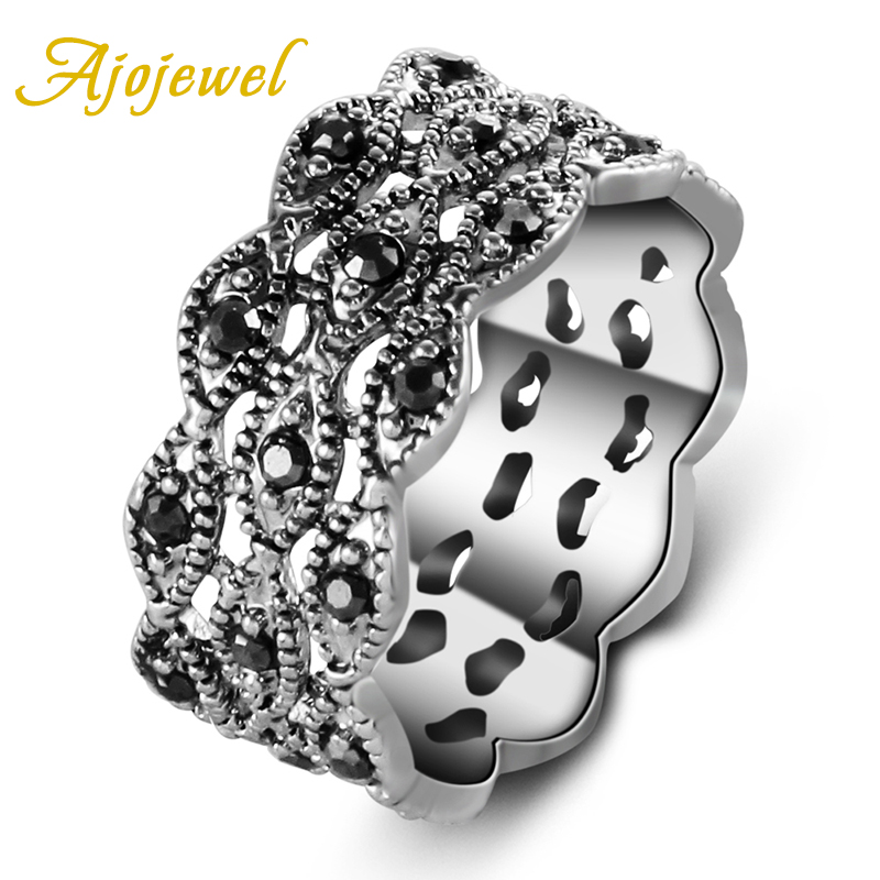 Vintage And Collectible Items - Ajoceplace cincin berlian imitasi 3 lapisan