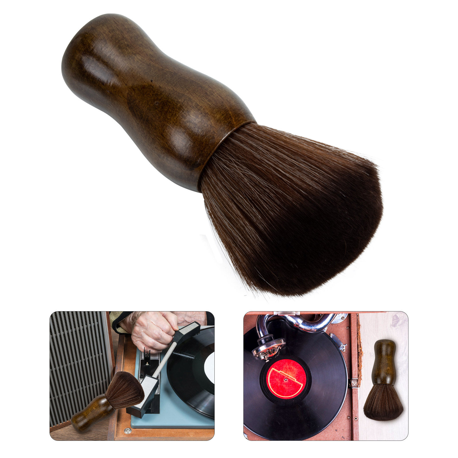 Vinyl Record Cleaner - Sikat Pembersih Piringan Hitam Profesional Gagang