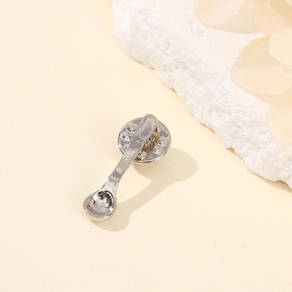 Vintage Collectible Spoons - Bros Pin Sendok Desain Lucu Ukuran