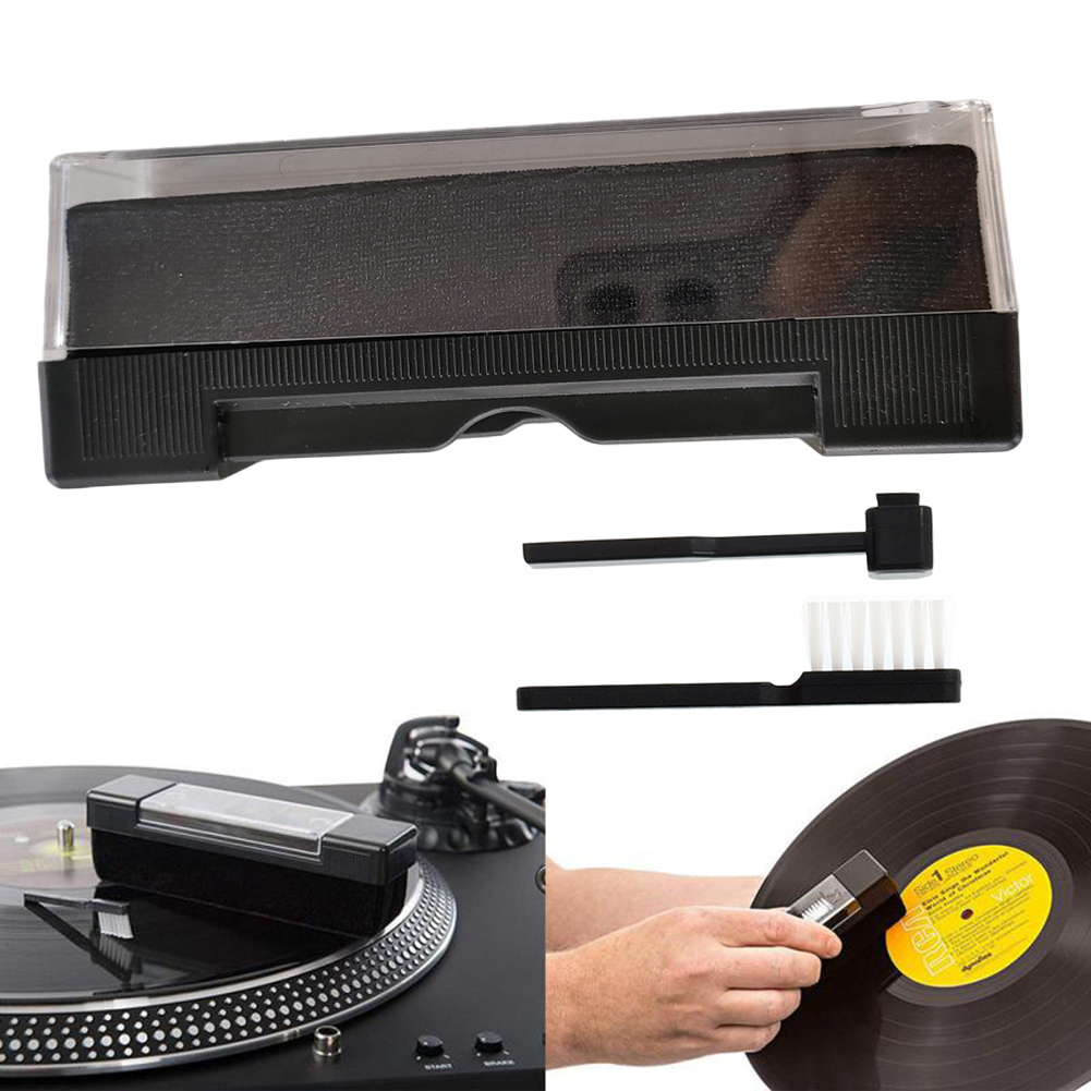 Vinyl Record Cleaner - 3 Buah Kit Pembersih Piringan Hitam,