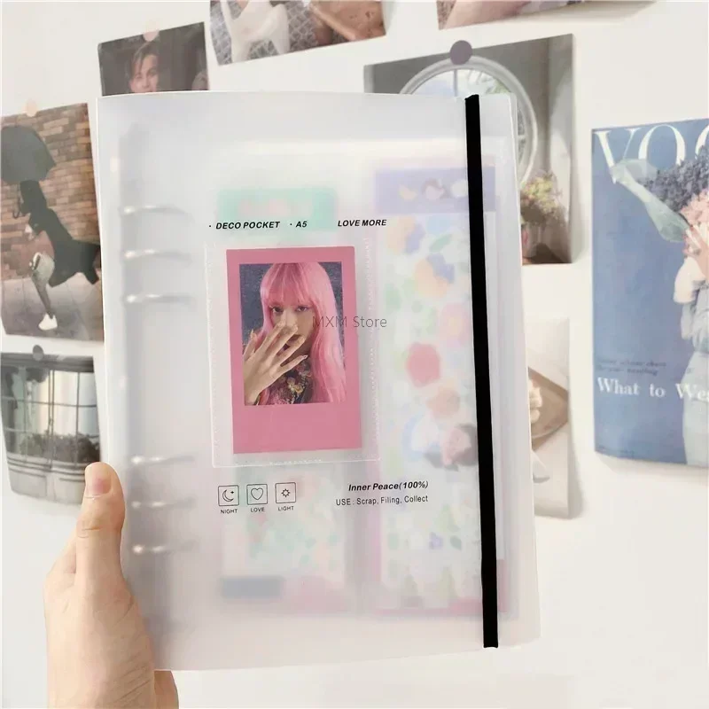 Polaroid Photo Album - A5 Binder tempat kartu foto Kpop,