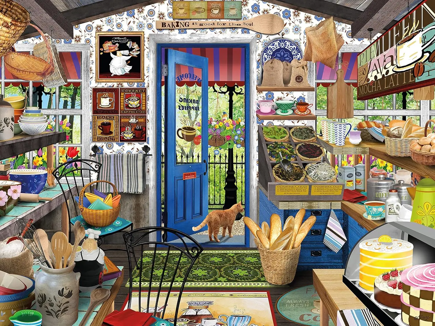 Toko Roti Vintage yang Nyaman, - Vintage Collectible Shop ulasan dan harga