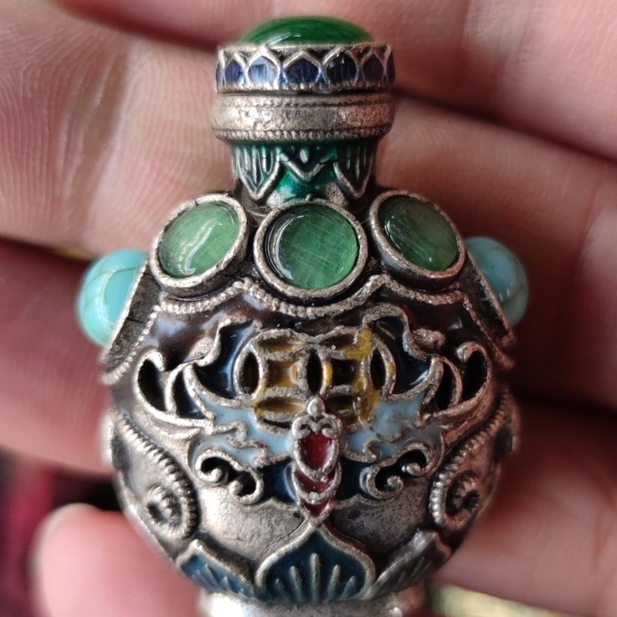 Botol Snuff Perunggu Cloisonne - Collectible Vintage Tools ulasan dan harga