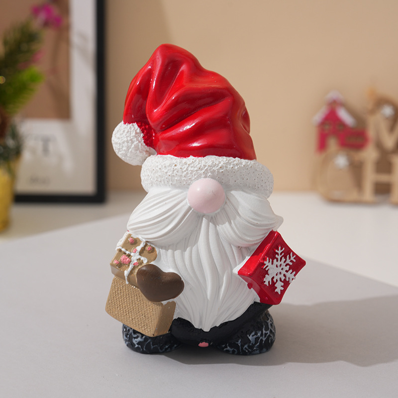 Ornamen Resin Santa Natal Deko - Vintage Collectible Santa ulasan dan harga