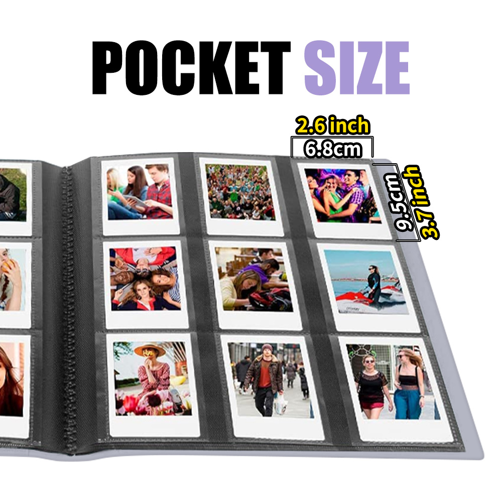 Kertas Cetak 3 Inci Ungu/Pink  - Polaroid Photo Album ulasan dan harga