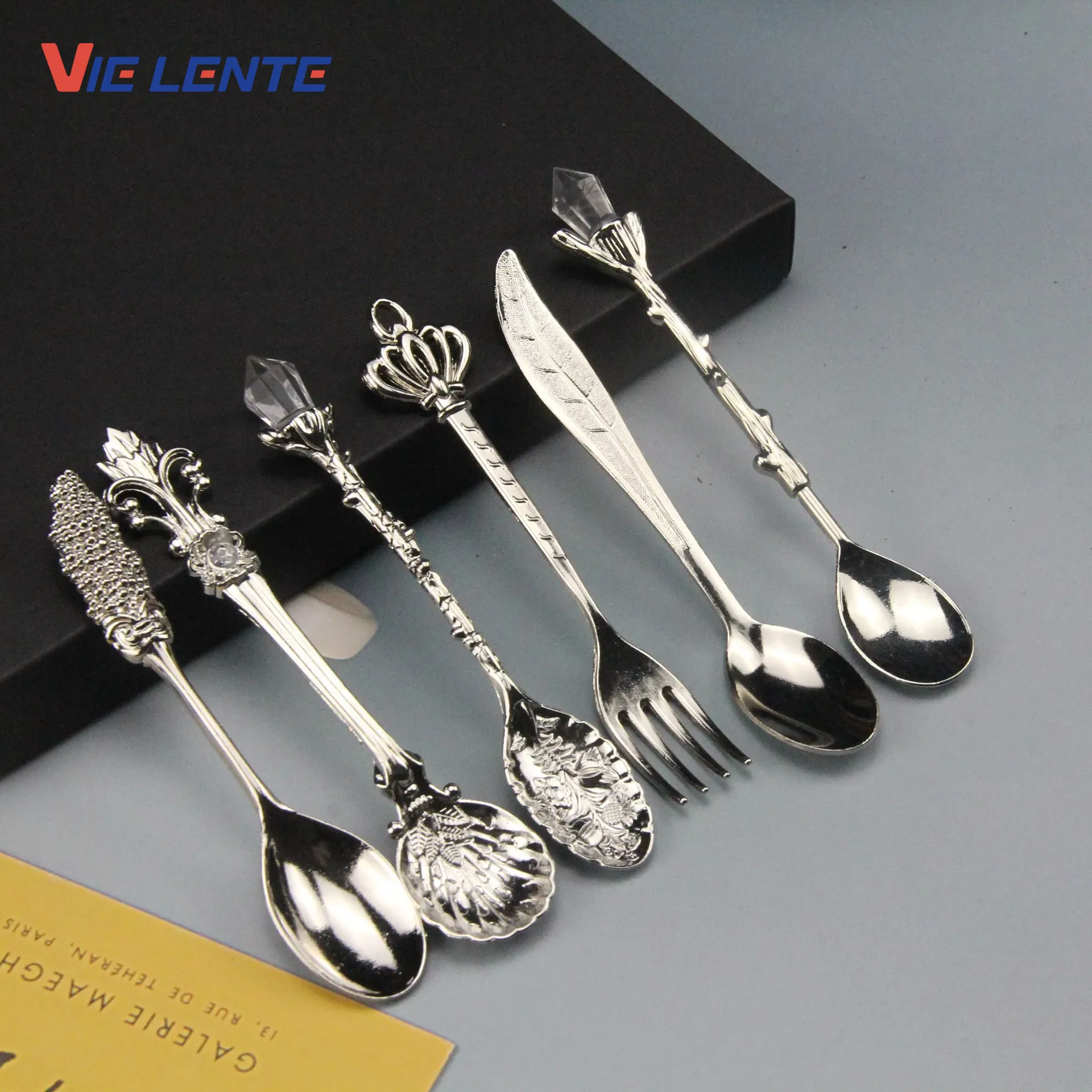 6 Buah Set Sendok Es Krim Send - Vintage Collectible Spoons ulasan dan harga
