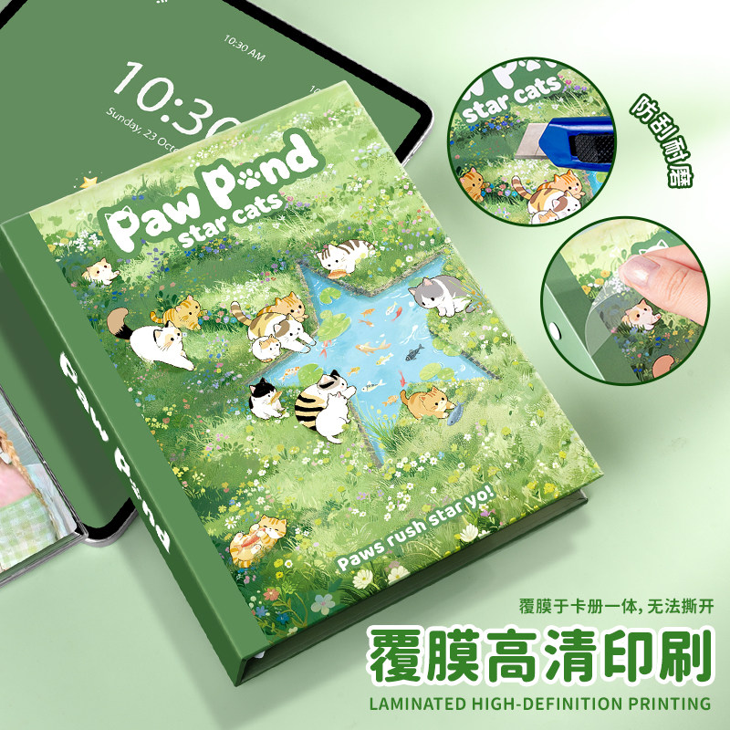 Star Cats Pond A5 4-Grid Loose - Polaroid Photo Album ulasan dan harga