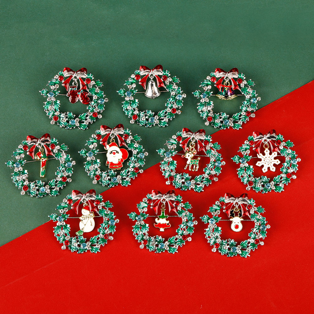 Koleksi karangan bunga Natal b - Vintage Collectible Santa ulasan dan harga