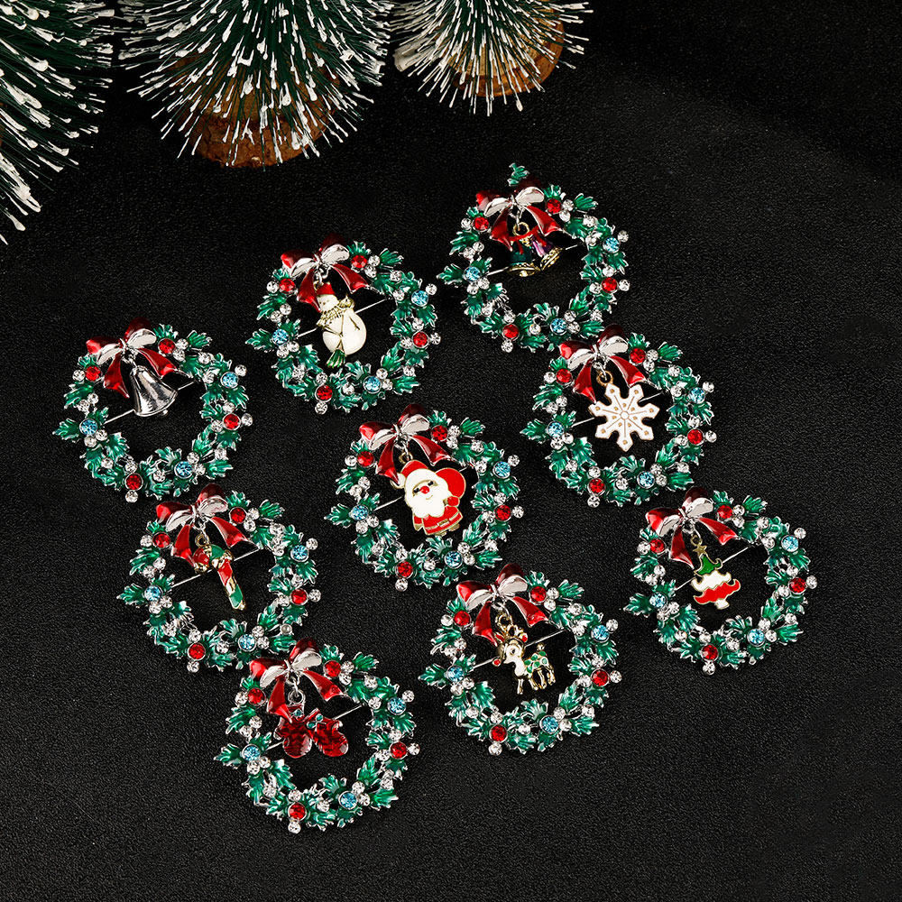Koleksi karangan bunga Natal b - Vintage Collectible Santa ulasan dan harga