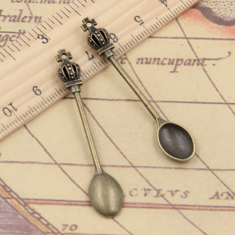 10 Buah Hiasan Dapur Crown Sen - Vintage Collectible Spoons ulasan dan harga