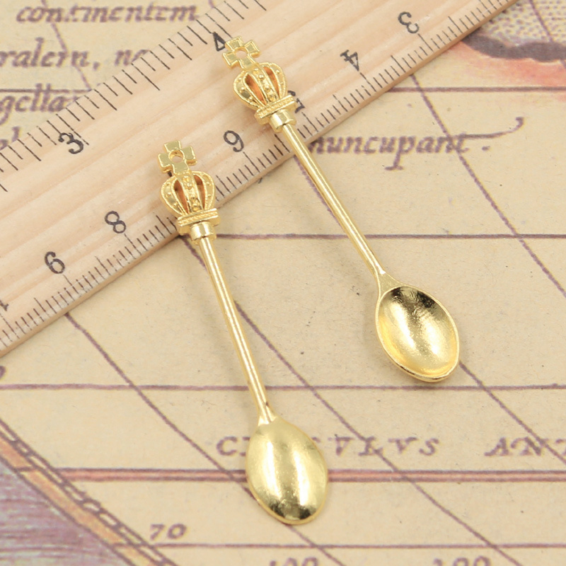 10 Buah Hiasan Dapur Crown Sen - Vintage Collectible Spoons ulasan dan harga