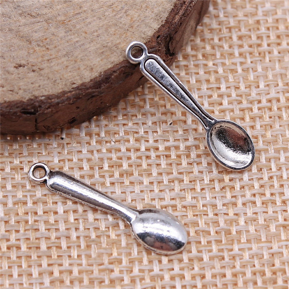 WYSIWYG 40 Buah 24X6Mm Sendok  - Vintage Collectible Spoons ulasan dan harga