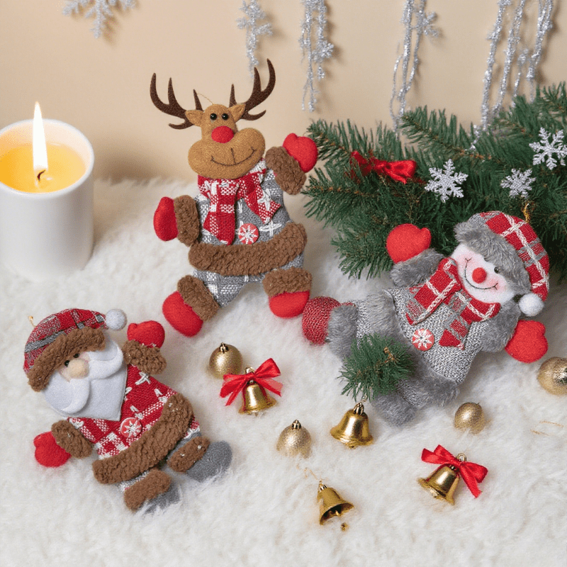 Set 3 Buah Ornamen Gantung Ber - Vintage Collectible Santa ulasan dan harga