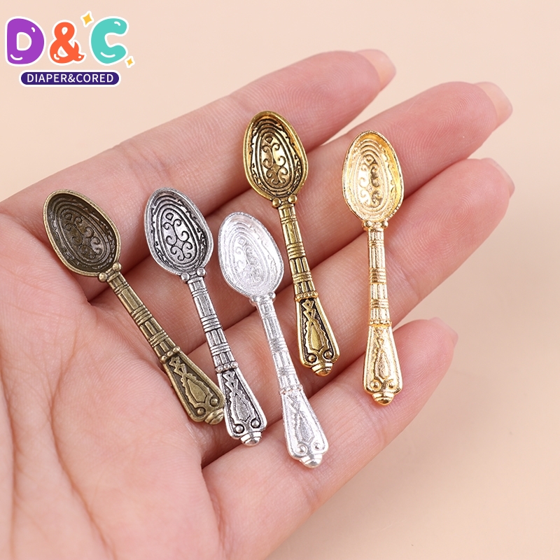 10 buah 1:12 rumah boneka mini - Vintage Collectible Spoons ulasan dan harga