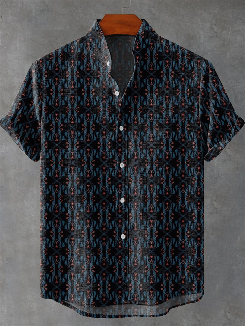 Kemeja Linen Lengan Pendek Pri - Vintage Collectible Shop ulasan dan harga