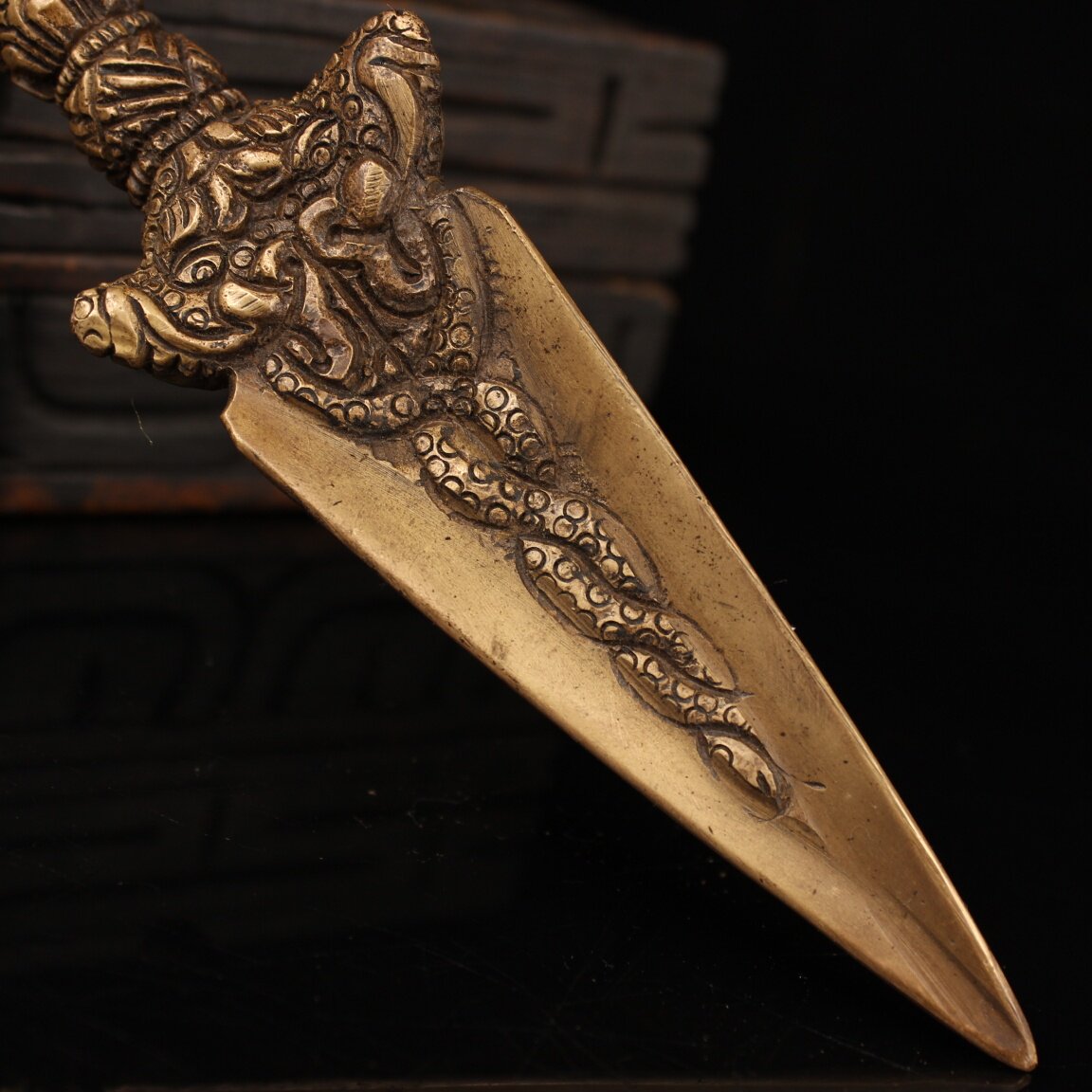 Patung Alat Ritual Vajra Phurb - Collectible Vintage Tools ulasan dan harga