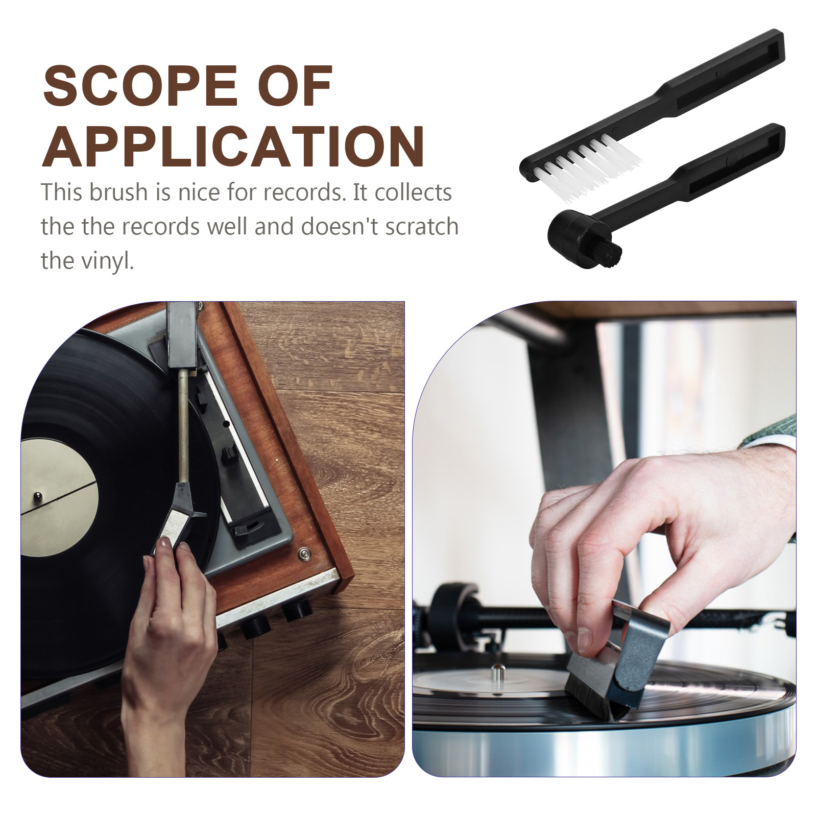 2 Buah Alat Pembersih Jarum Pe - Vinyl Record Cleaner ulasan dan harga
