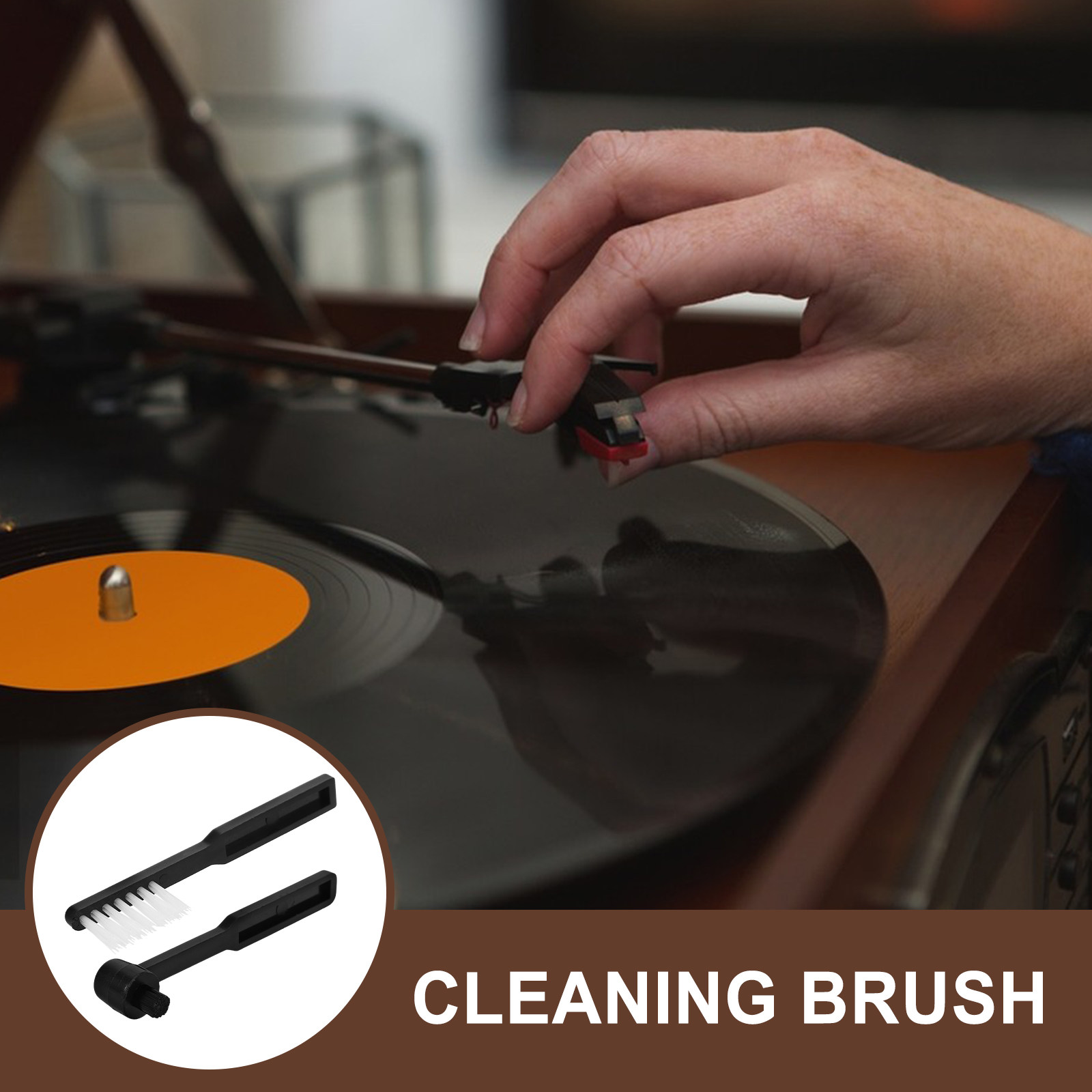 2 Buah Alat Pembersih Jarum Pe - Vinyl Record Cleaner ulasan dan harga