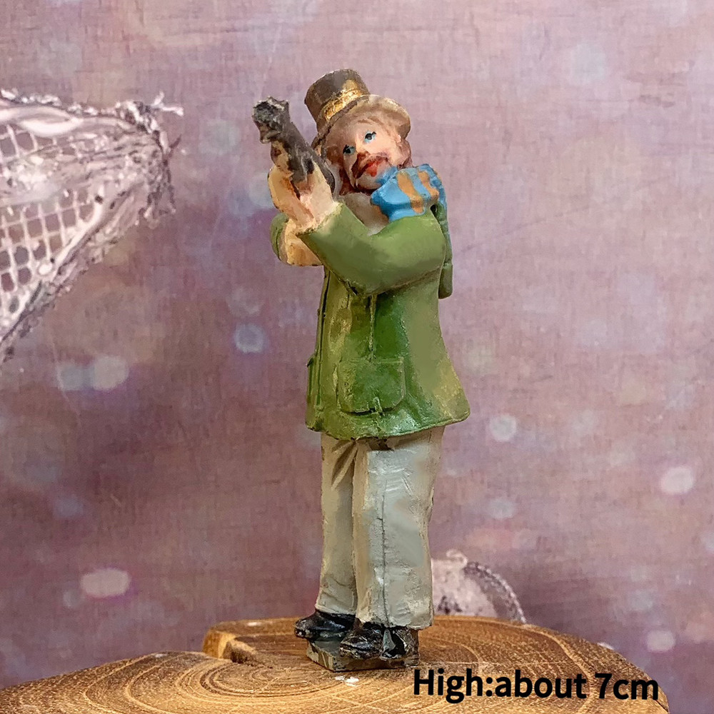 Figur Resin Mini Kota Musim Di - Vintage Collectible Ornaments ulasan dan harga