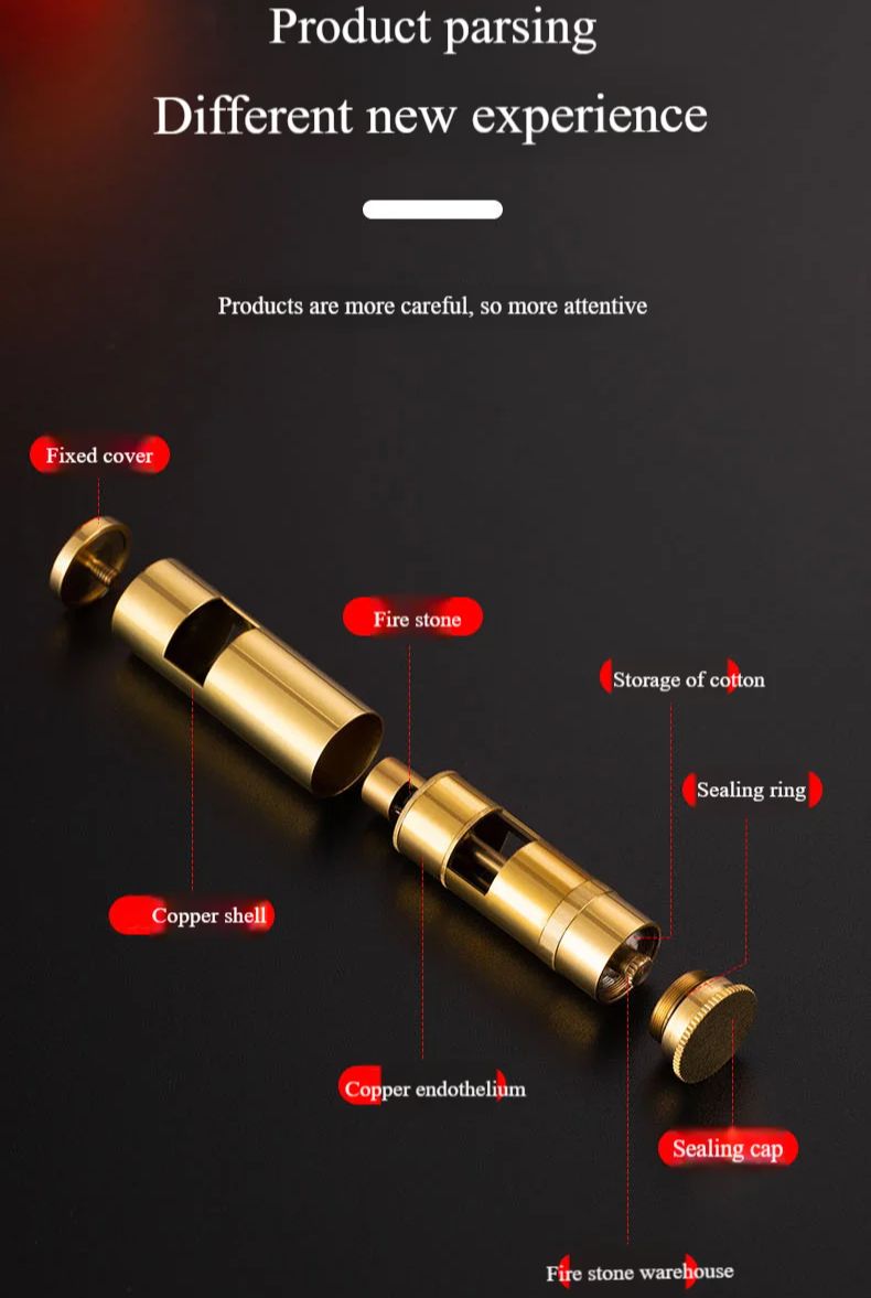 Pemantik Api Silinder Kuningan - Collectible Vintage Tools ulasan dan harga