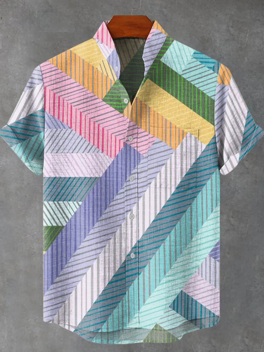 Kemeja Linen Lengan Pendek Pri - Vintage Collectible Shop ulasan dan harga