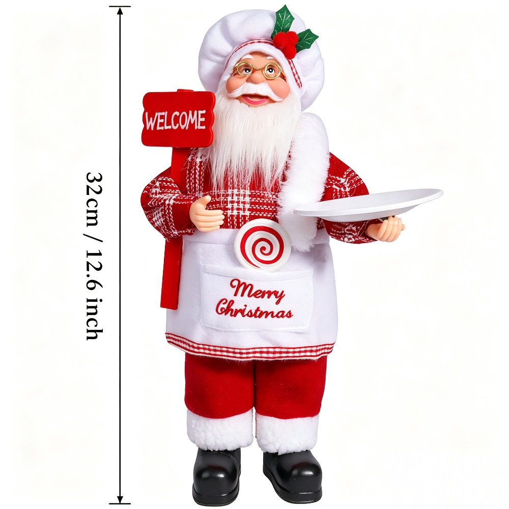 Dekorasi meja bertema koki Nat - Vintage Collectible Santa ulasan dan harga