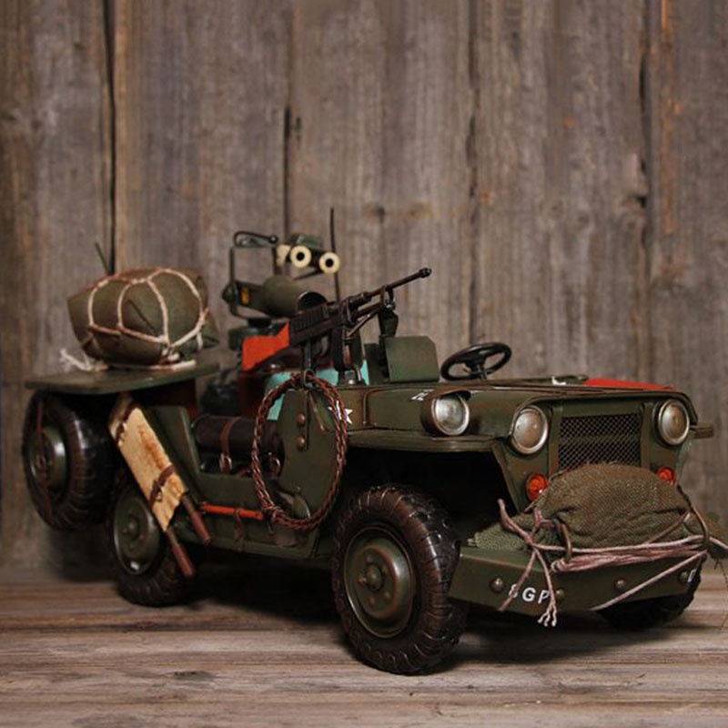 Model Kendaraan Militer Besi B - Collectible Vintage Tools ulasan dan harga