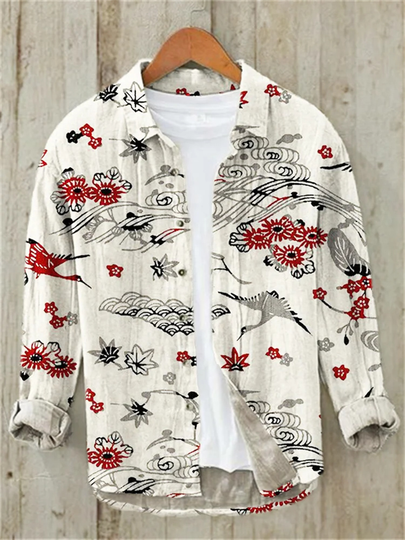 Kemeja Lengan Panjang Linen Mo - Vintage Collectible Shop ulasan dan harga
