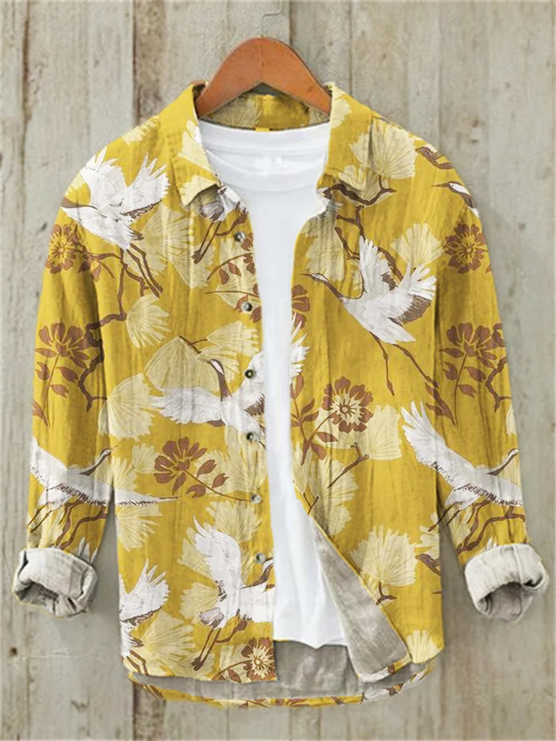 Kemeja Lengan Panjang Linen Mo - Vintage Collectible Shop ulasan dan harga